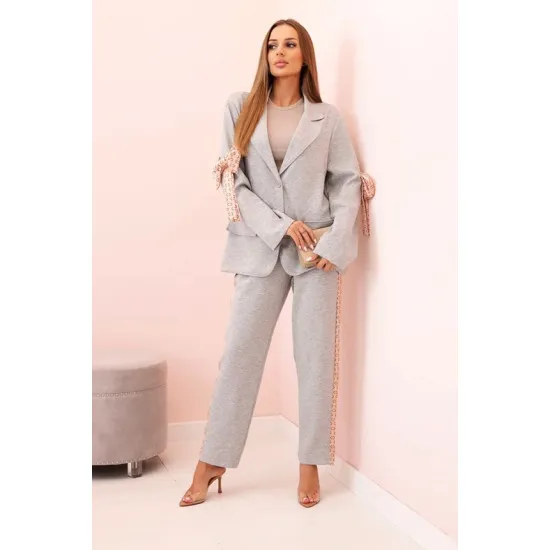 Women's grey set Rene Women's suits