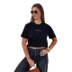 Sieviešu melns T-krekls Woman