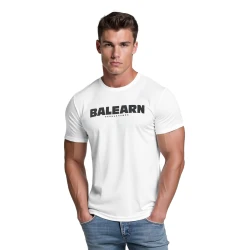 Vīriešu balts T-krekls Balearn
