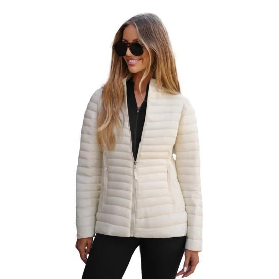 Sieviešu balta jaka Marsi Jakas