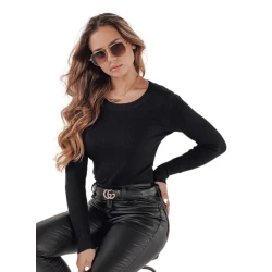 Sieviešu melns džemperis Gino