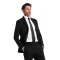 Vīriešu melna jaka Azan
