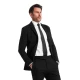 Vīriešu melna jaka Azan Jakas