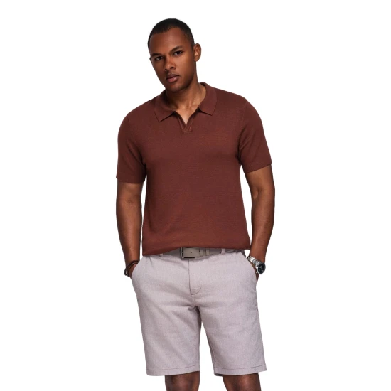 Vīriešu brūns polo krekliņš Mark T-krekls