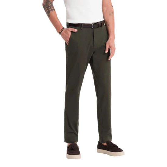 Vīriešu haki krāsas bikses Tuman Klasiskās bikses