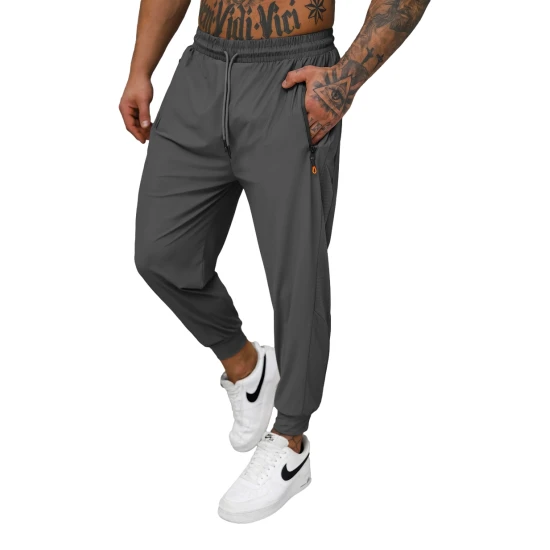 Vīriešu pelēkas ikdienas bikses Arben Gadījuma bikses