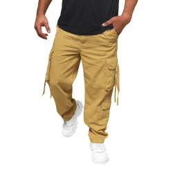 Plašas brūnas vīriešu bikses Erven