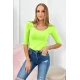 Sieviešu neona zaļa blūze Sonic Blūzes un krekli