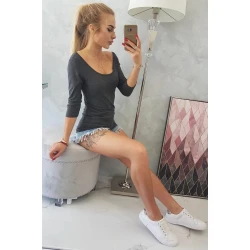 Sieviešu tumši pelēka blūze Sonic