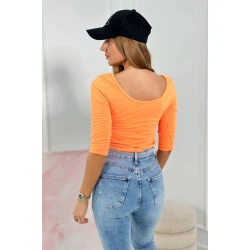 Sieviešu spilgti oranža blūze Sonic
