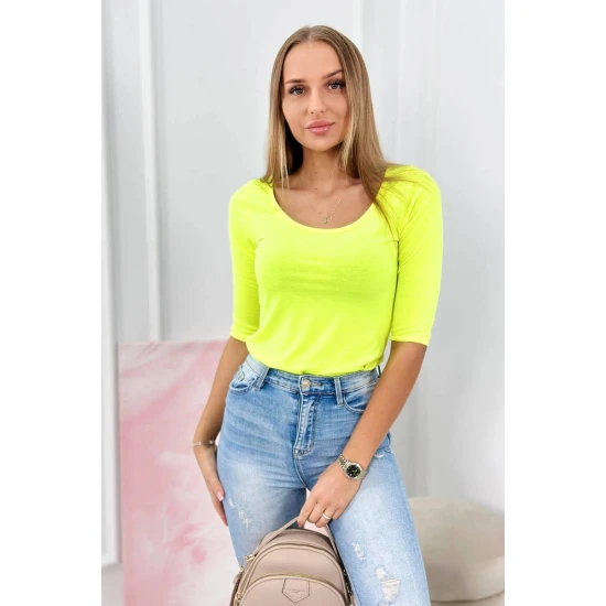 Sieviešu neona dzeltena blūze Sonic Blūzes un krekli