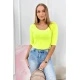 Sieviešu neona dzeltena blūze Sonic Blūzes un krekli