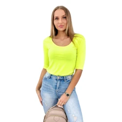 Sieviešu neona dzeltena blūze Sonic