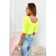 Sieviešu neona dzeltena blūze Sonic Blūzes un krekli