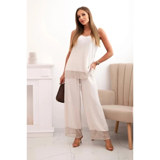 Sieviešu komplekts Astro brūnā krāsā Sieviešu uzvalki