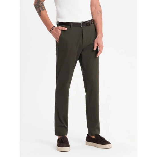 Vīriešu haki krāsas bikses Tuman Klasiskās bikses