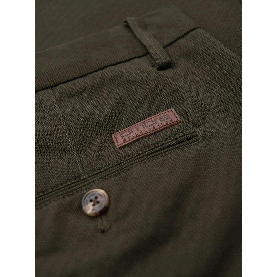 Vīriešu haki krāsas bikses Tuman Klasiskās bikses