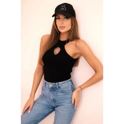 Sieviešu melna blūze Krosy