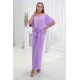 Sieviešu gaiši violets komplekts Folk Sieviešu uzvalki