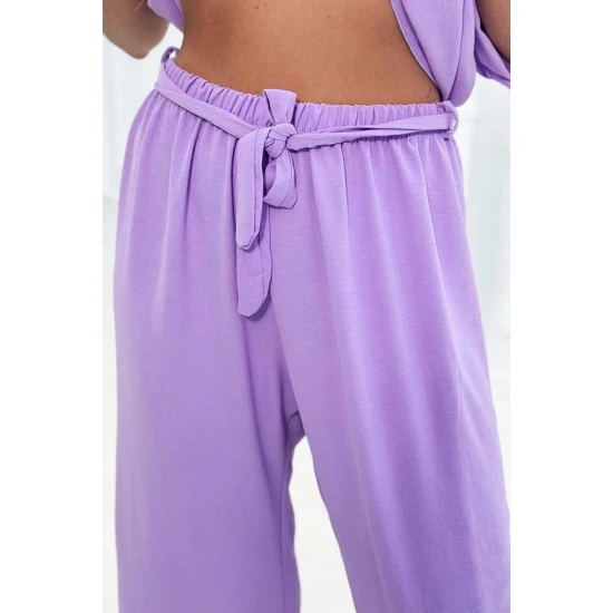 Sieviešu gaiši violets komplekts Folk Sieviešu uzvalki