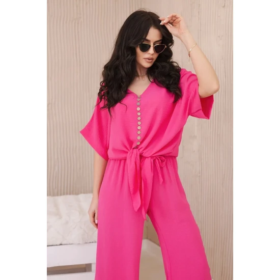 Sieviešu rozā komplekts Folk Sieviešu uzvalki