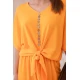 Sieviešu oranžais komplekts Folk Sieviešu uzvalki