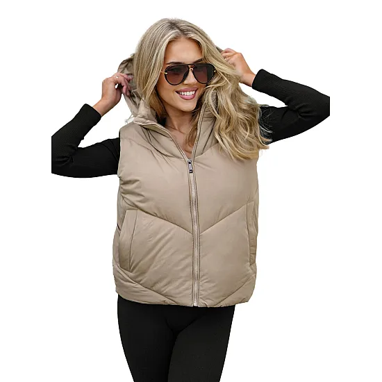Sieviešu brūna veste Gusti Sieviešu vestes