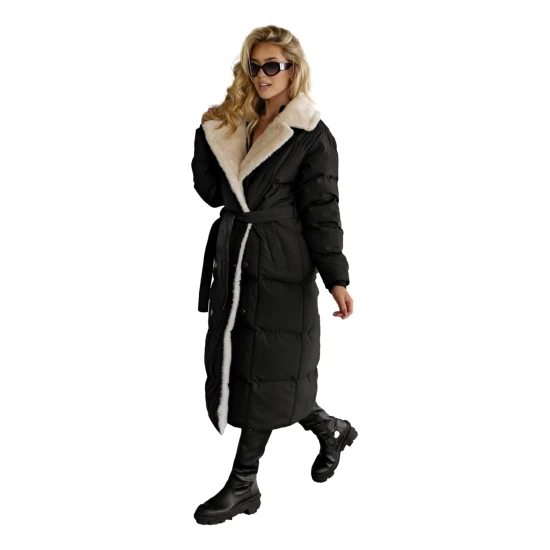 Sieviešu stepēta jaka melnā krāsā Charlot Sieviešu jakas