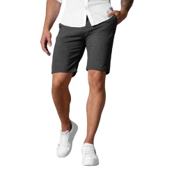 Vīriešu tumši pelēkie šorti Remo