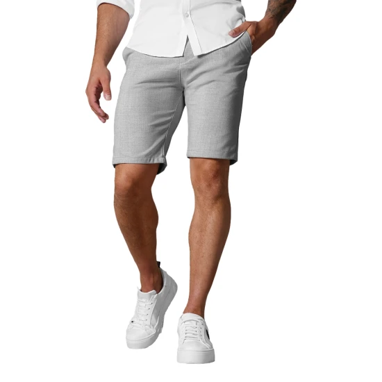 Vīriešu gaiši pelēkie šorti Remo Šorti