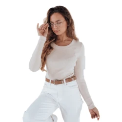 Sieviešu balts džemperis Gino