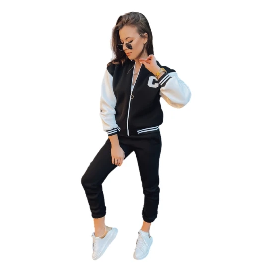 Sieviešu melns sporta kostīms Celia Sporta tērpi