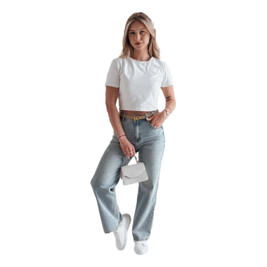 Sieviešu zili džinsi Modnevis Džinsi un bikses