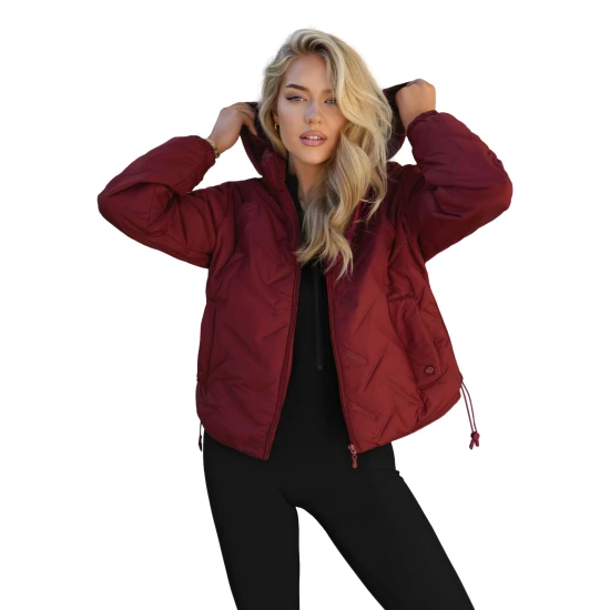 Sieviešu bordo krāsas jaka Lamir Sieviešu jakas