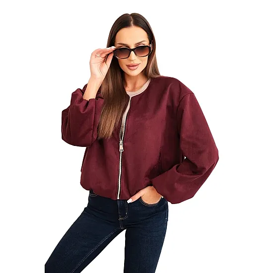 Women's burgundy jacket Skaiv Women's jackets