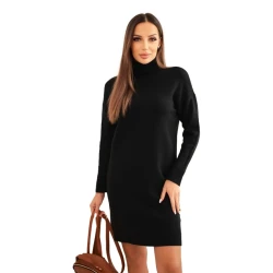 Sieviešu melna kleita Shine