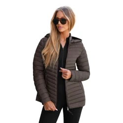 Sieviešu brūna jaka Marsi