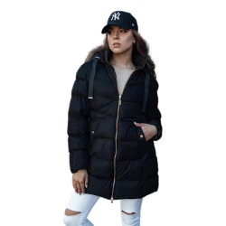 Sieviešu melna ziemas jaka Gabriel