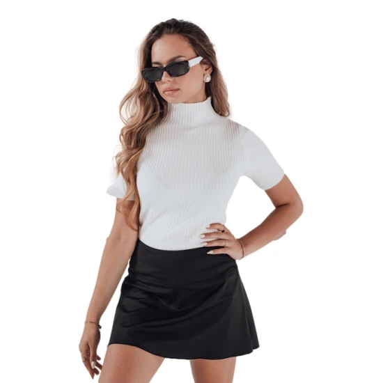 Sieviešu balts džemperis Bela Sieviešu džemperi