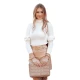 Sieviešu balts džemperis Bufal Sieviešu džemperi