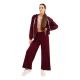 Sieviešu bordo krāsas brīvā laika kostīms Jener