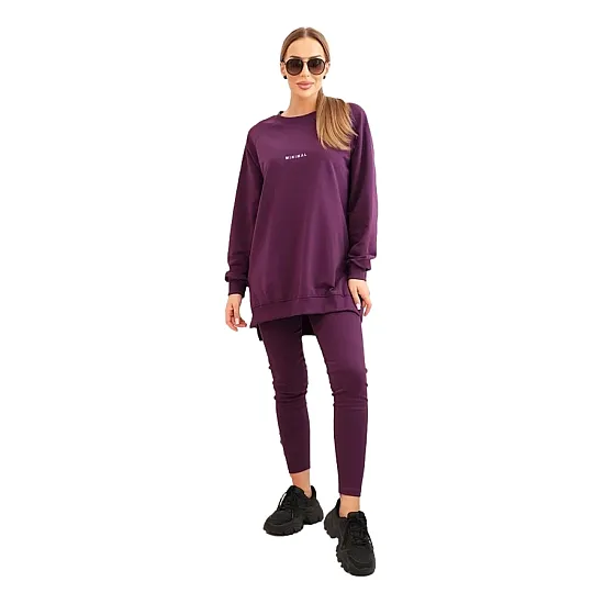 Sieviešu violets komplekts Minimal Sieviešu uzvalki