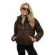 Sieviešu tumši brūna jaka Beni