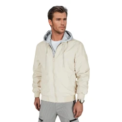 Vīriešu balta bomberjaka Edmin