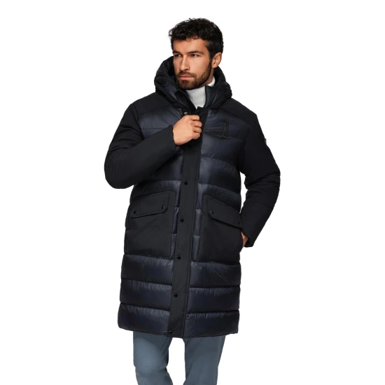 Vīriešu melna jaka Aimar Jakas