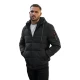 Vīriešu melna ziemas jaka Martim Ziemas jakas