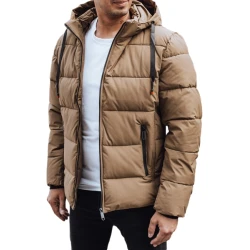 Vīriešu gaiši brūna ziemas jaka Nevex