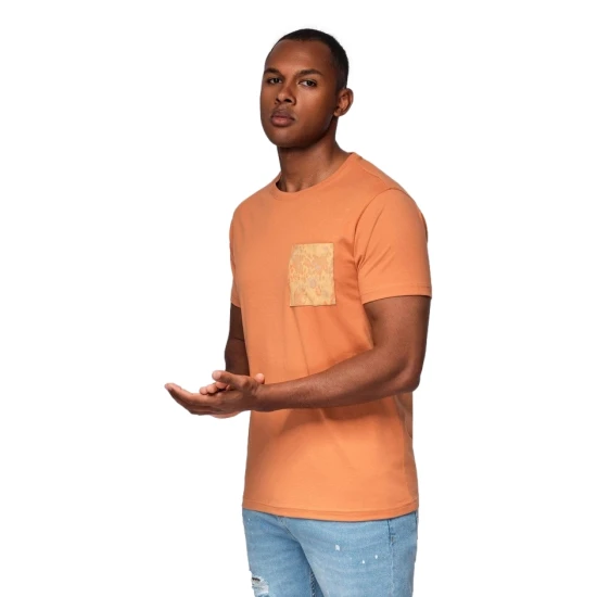 Oranžs vīriešu T-krekls David T-krekls