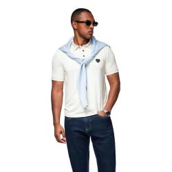 Brūns vīriešu polo krekls Exim