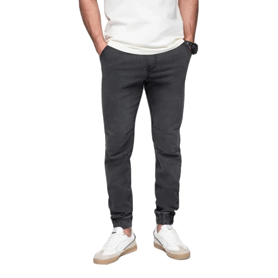 Vīriešu bikses Cosmi pelēkas Džinsi un džogeri